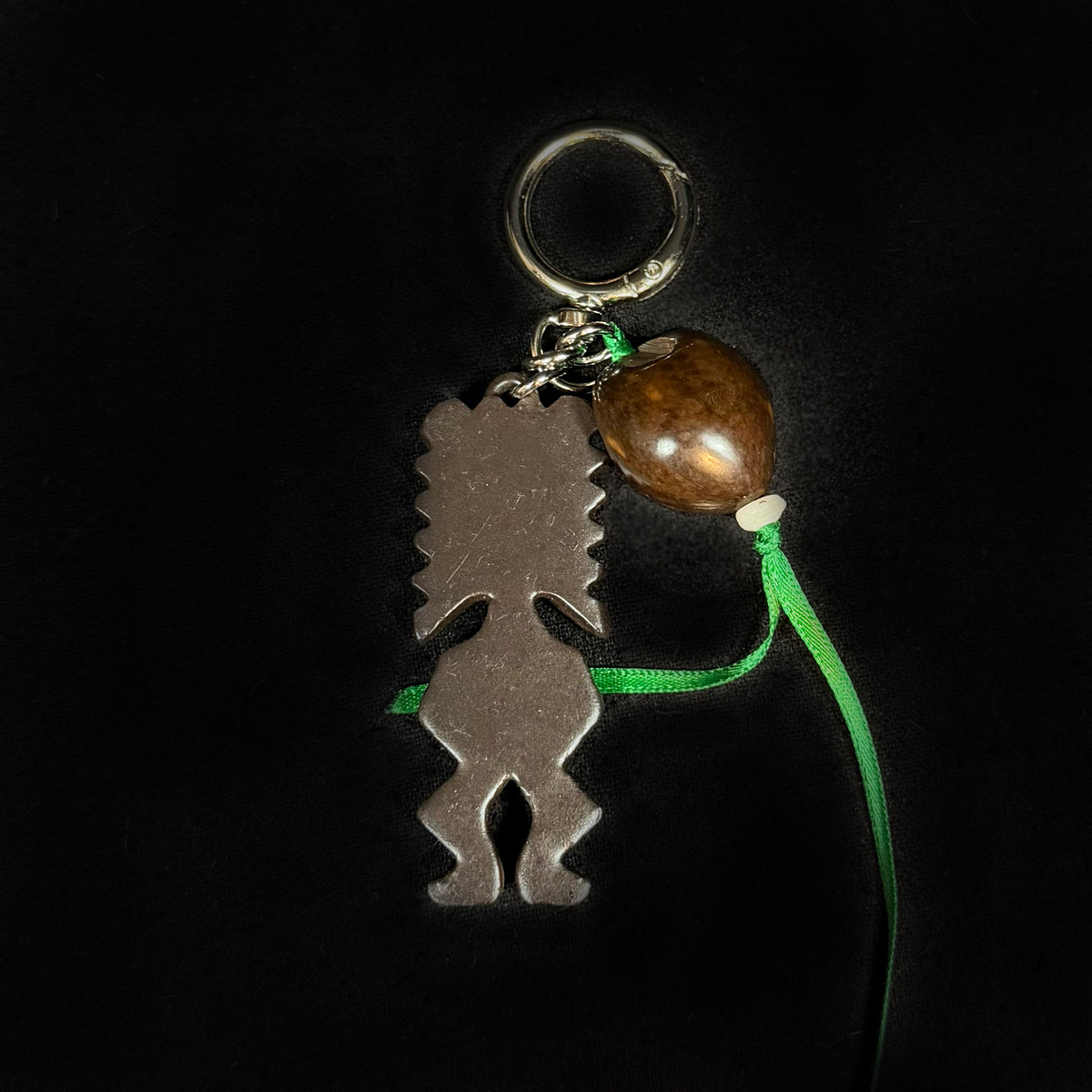 Ku God Bag Charm or Keychain | Wood-Look Resin