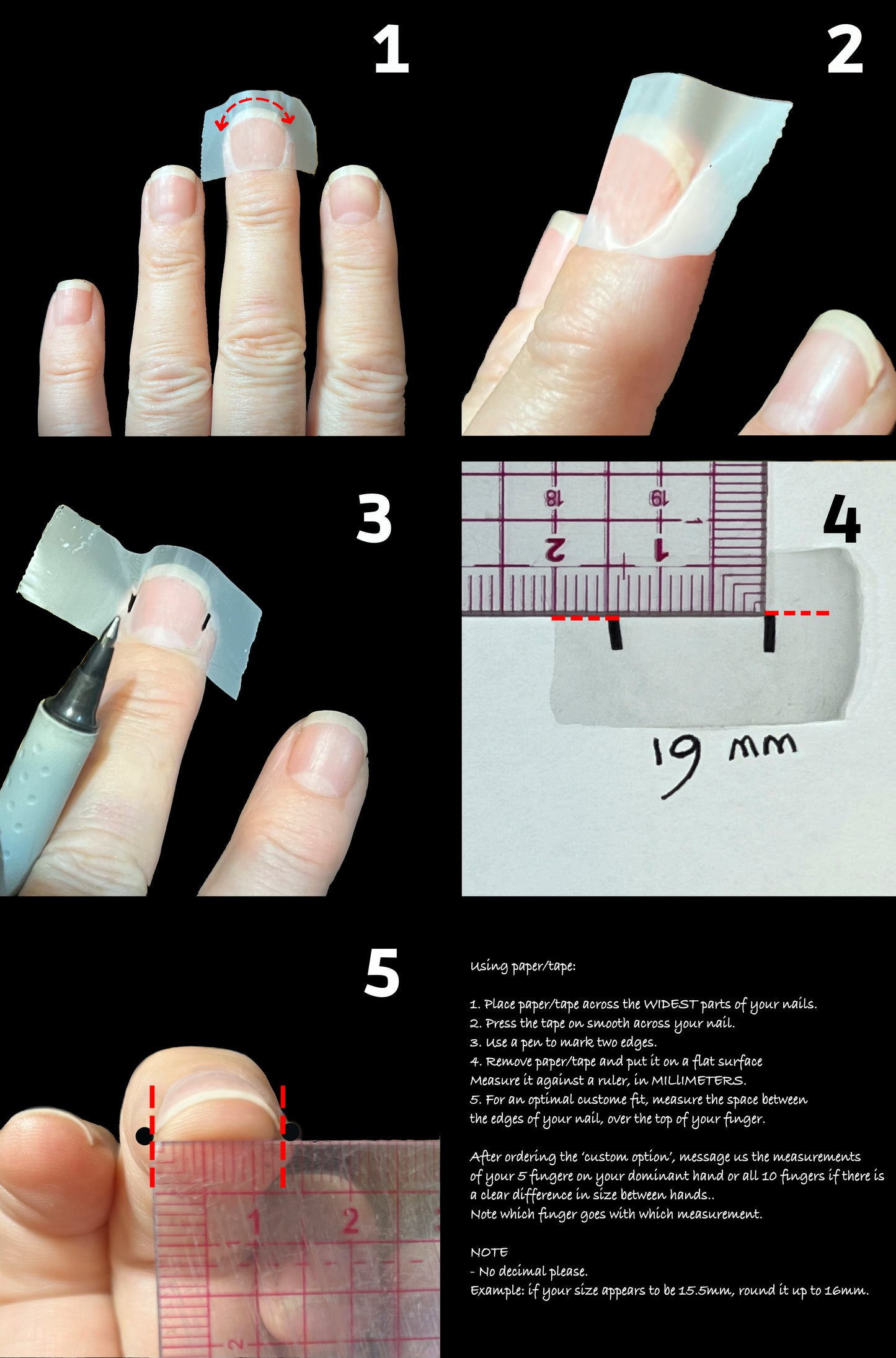 PRESS ON TIKI TOTEM NAILS