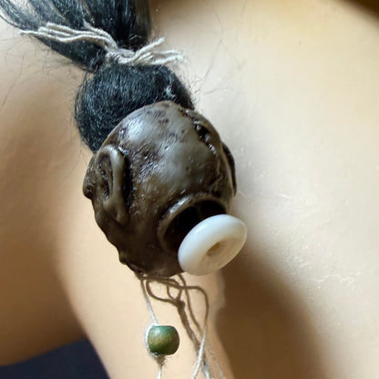 Shrunken Head Earrings