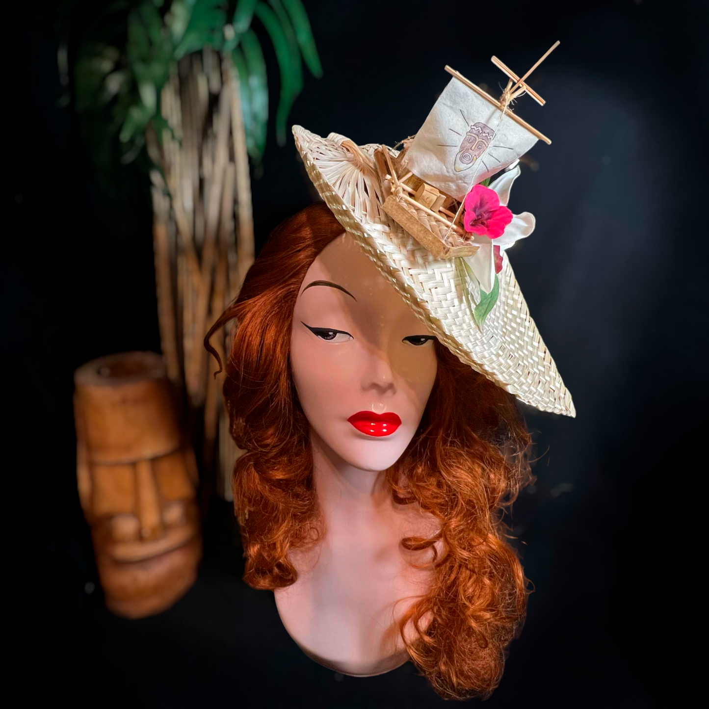 KON-TIKI FASCINATOR HEADPIECE