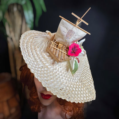 KON-TIKI FASCINATOR HEADPIECE