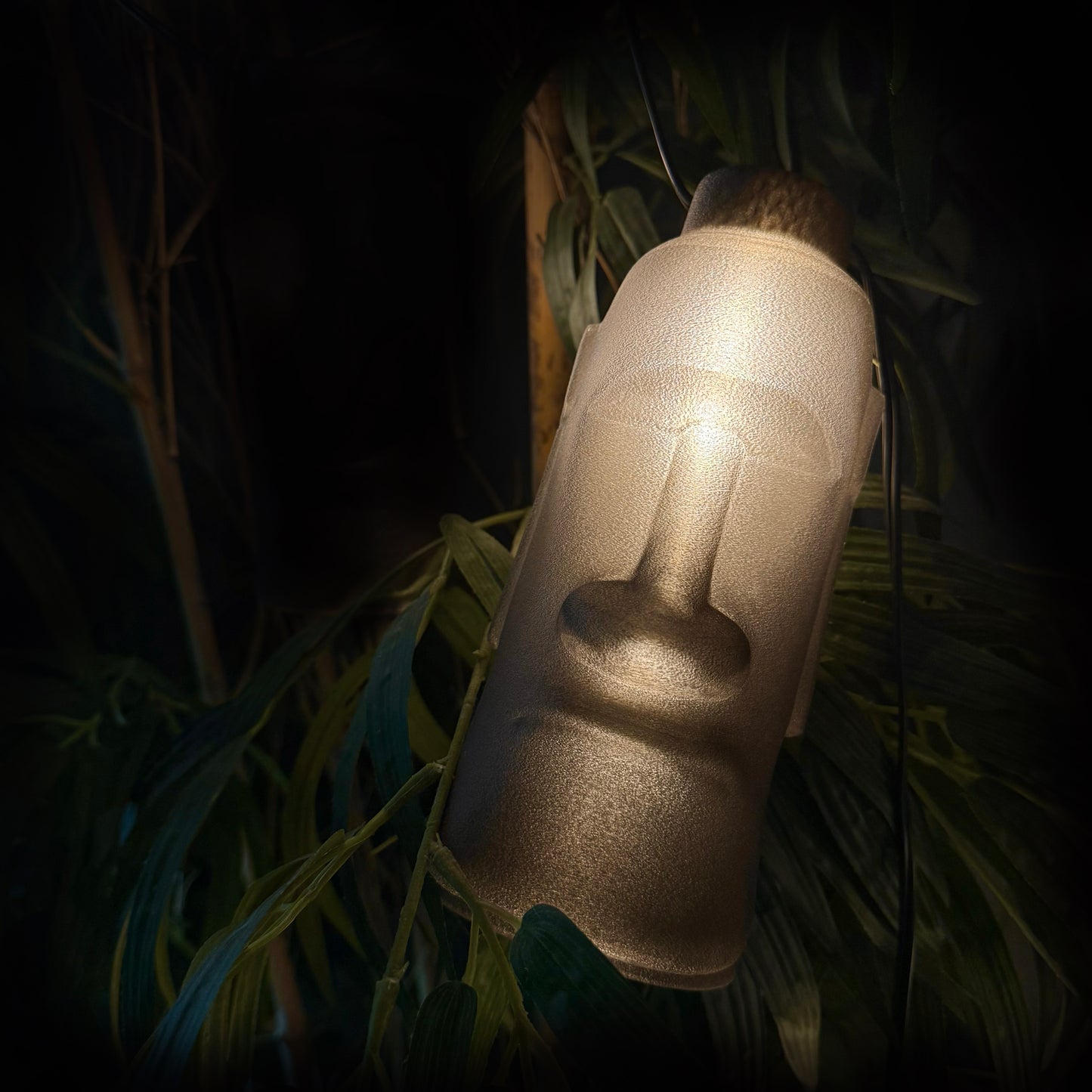 Moai String Light Cover Vintage Inspired -STL