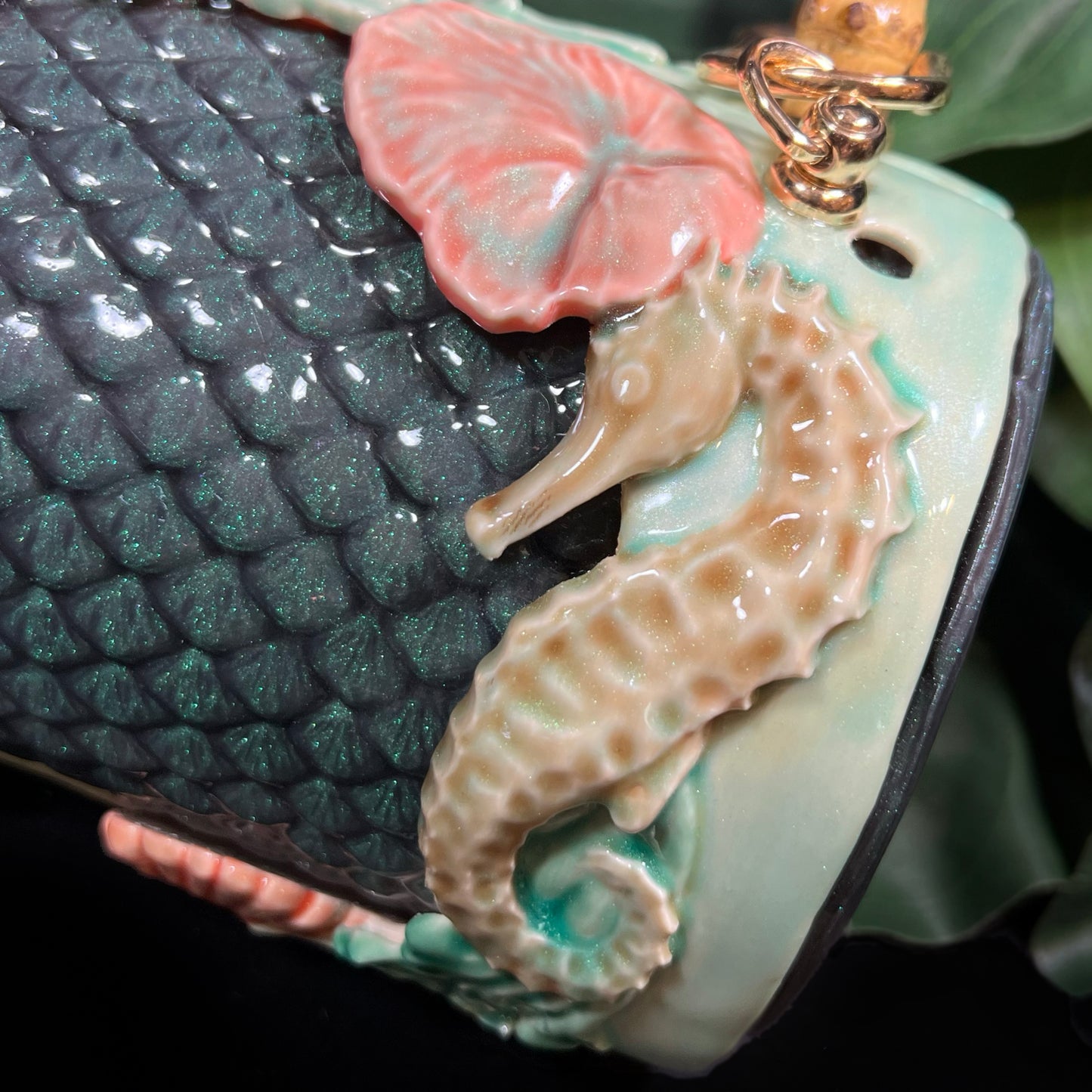 MERMAID BARREL BAG - 50's Inspired Barrel Bag
