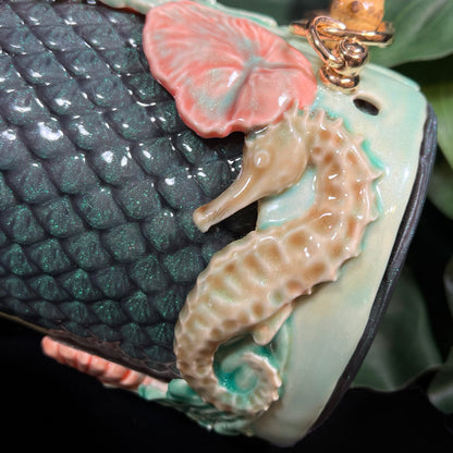 MERMAID BARREL BAG - 50's Inspired Barrel Bag