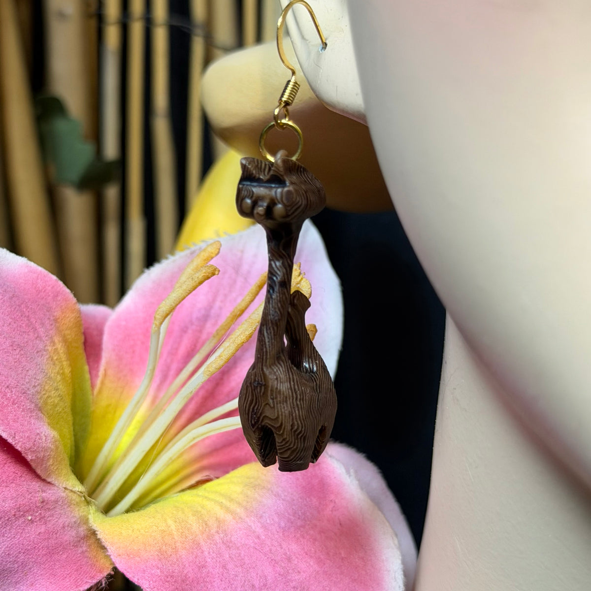 MCM Atomic Cat Earrings