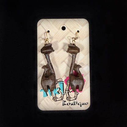 MCM Atomic Cat Earrings